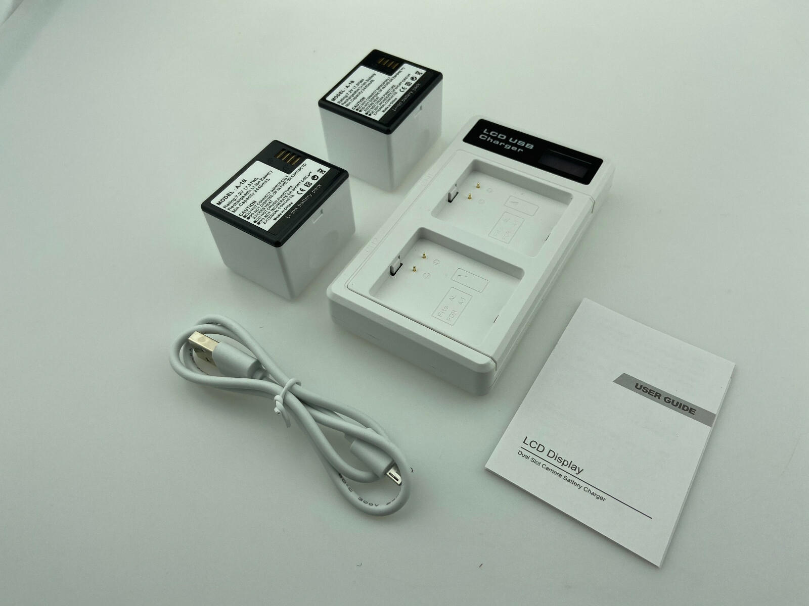 2-Pack A-1B Battery & Dual Charging Station for Arlo Pro Camera VMS4430 VMS4530