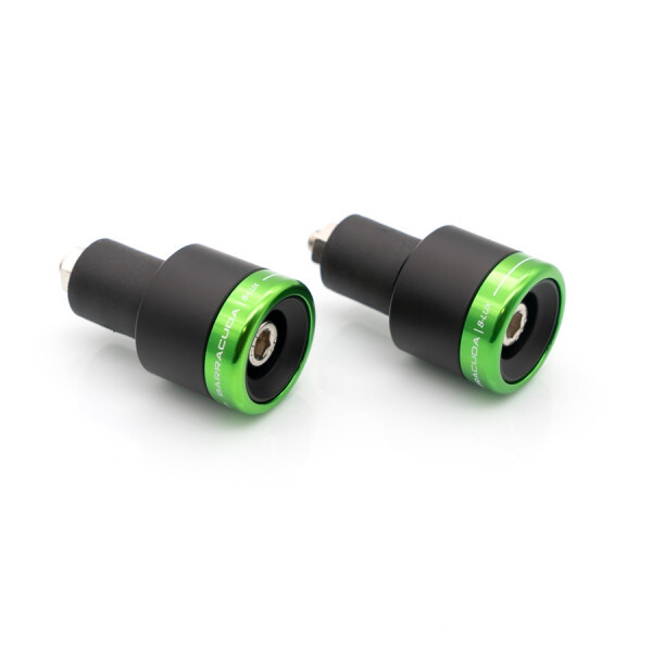 BARRACUDA UNIVERSAL ANTI-VIBRATION / COUNTERWEIGHTS B-LUX GREEN MOTORCYCLE HONDA