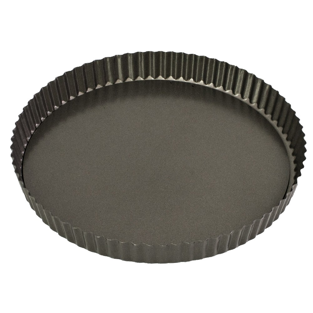 Bakemaster Loose Base Round Flan/Quiche Pan 30cm