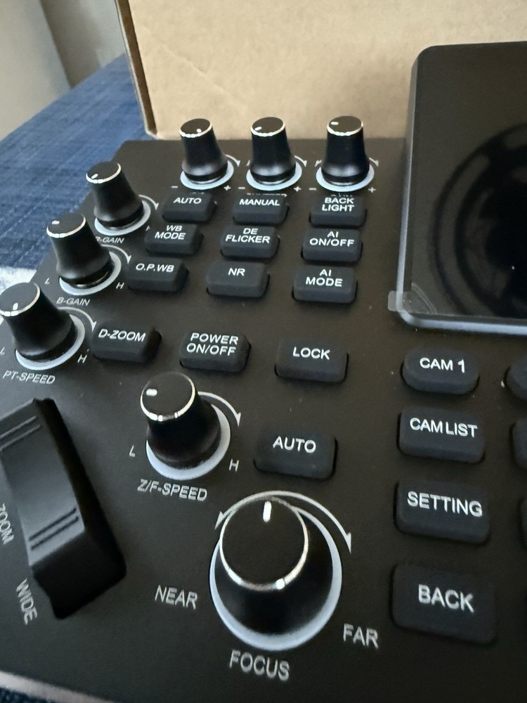 Katovjjts KC50 PTZ Remote Controller Camera with Preview, 4K UHD Input/Output