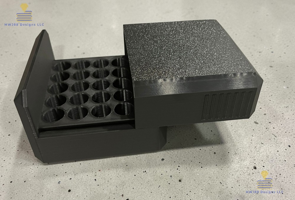 28ga Shotgun Shell Storage Box Case - 25rd Round - Multiple Colors Available!