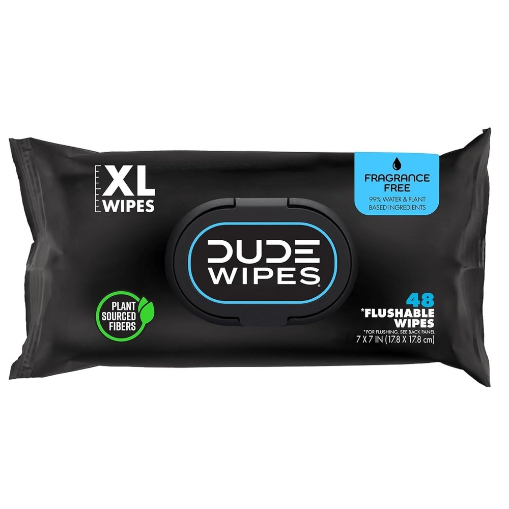 Wipes Flushable Wet Wipes 48 Count Dispenser