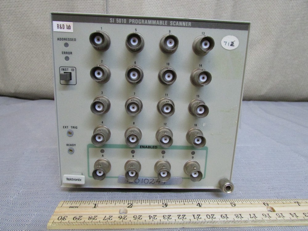 Tektronix Oscilloscope Plugin Module SI-5010 Programmable Scanner s/n B010244