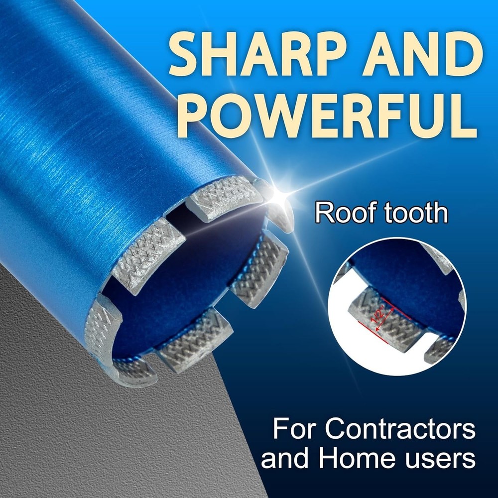 SALI 5" Diamond Core Drill Bit 1-1/4-7 Thread 15" Depth