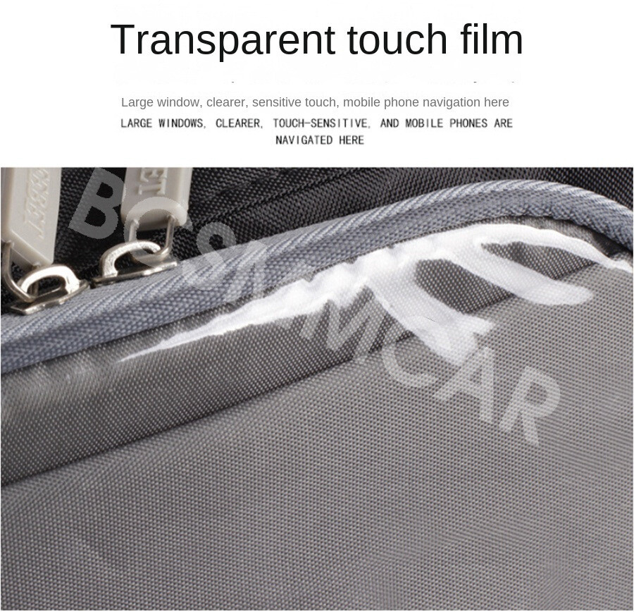 Motorcycle Handlebar Storage Bag Waterproof Front Fork Pouch Bag Capacity 2.5L