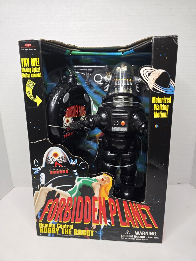Trendmasters • Forbidden Planet • Robby The Robot • Wired Remote • Untested