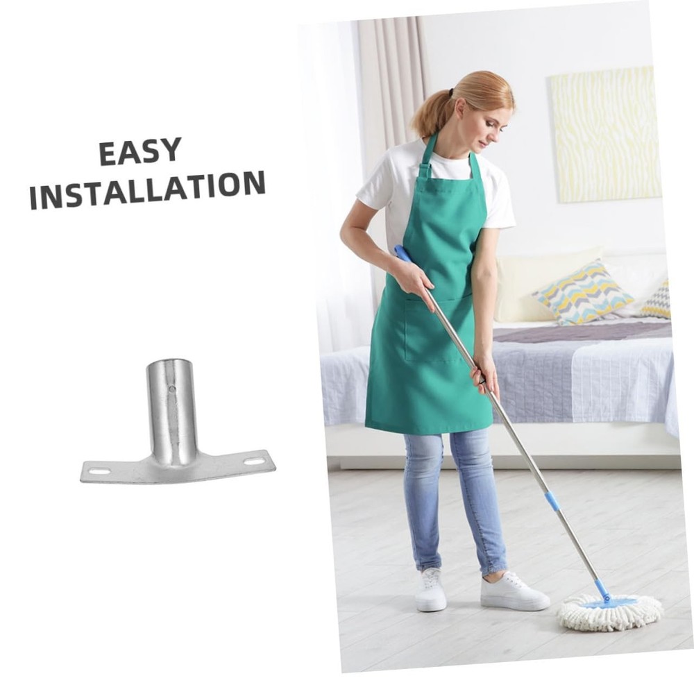 Floor Brush Accessories Threaded Handle Bracket Adapter for Extendable Broom ...