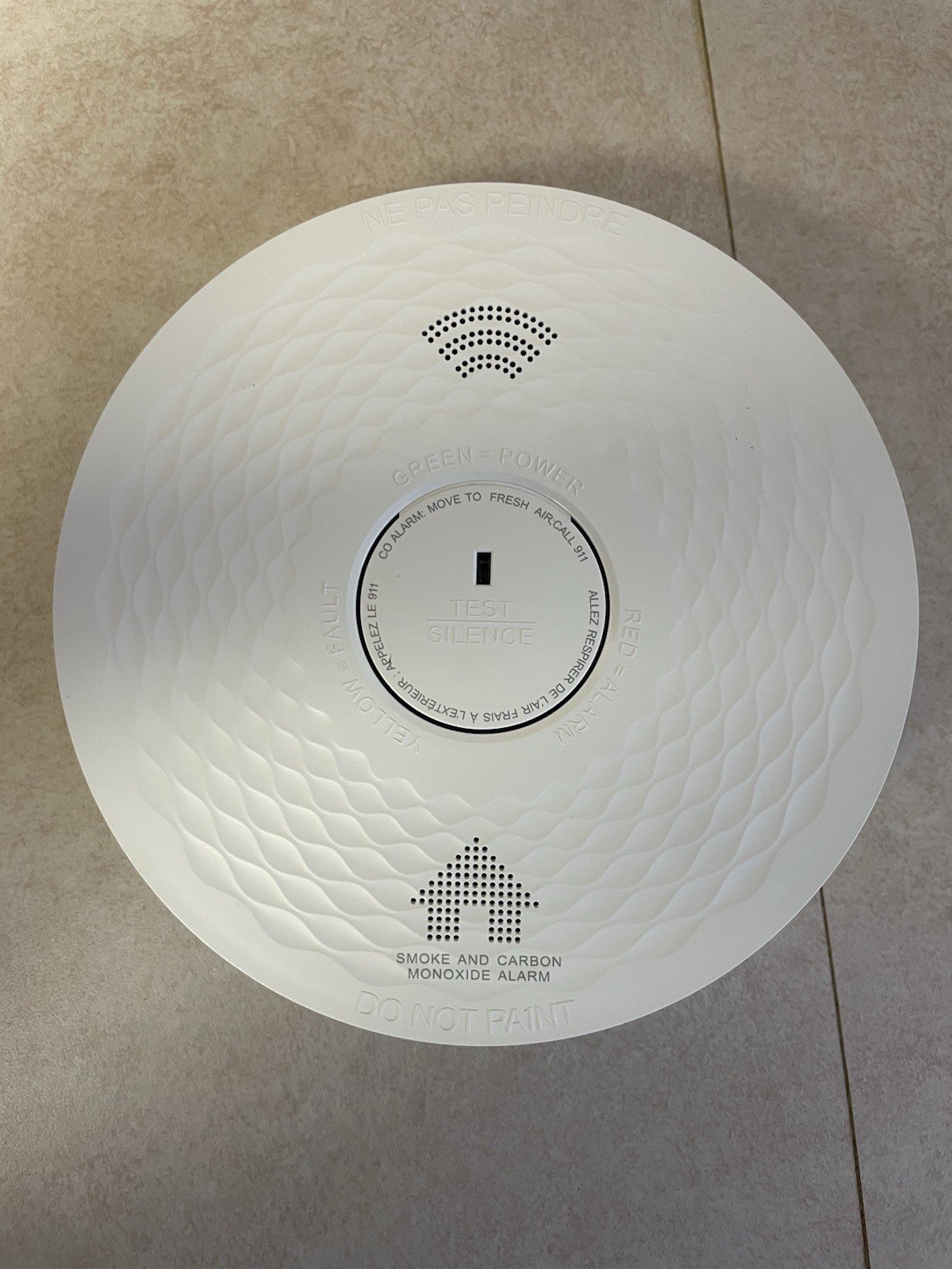 Siterlink ‎GS886F-C White 6pk Hardwired Interconnected Smoke Carbon Monox ALARM