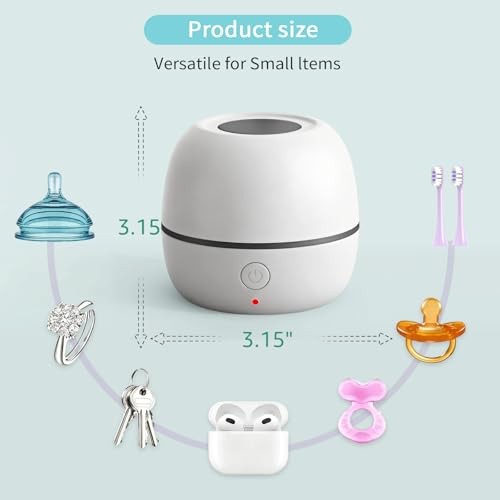 Portable Pacifier Sanitizer, UV Light Sanitizer Case for Pacifier, Type-C