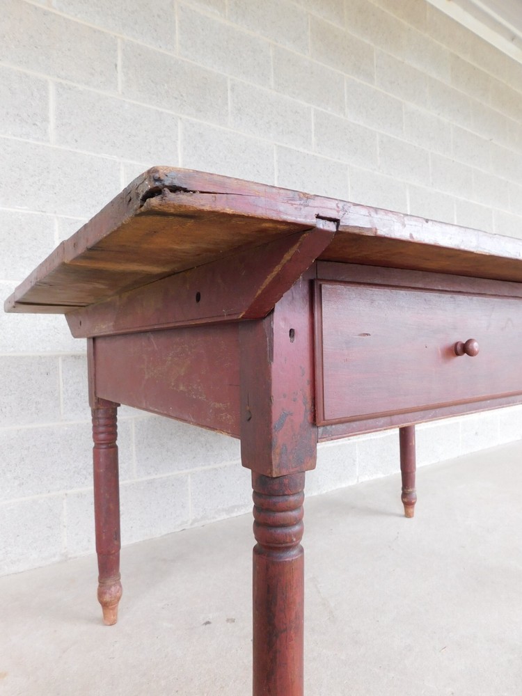 Antique 19th Century Tavern Work Dining Table
