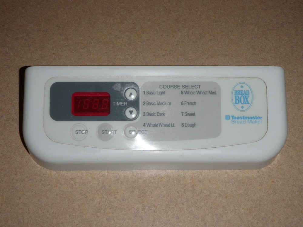 Toastmaster Bread Machine Control Panel for Model 1194