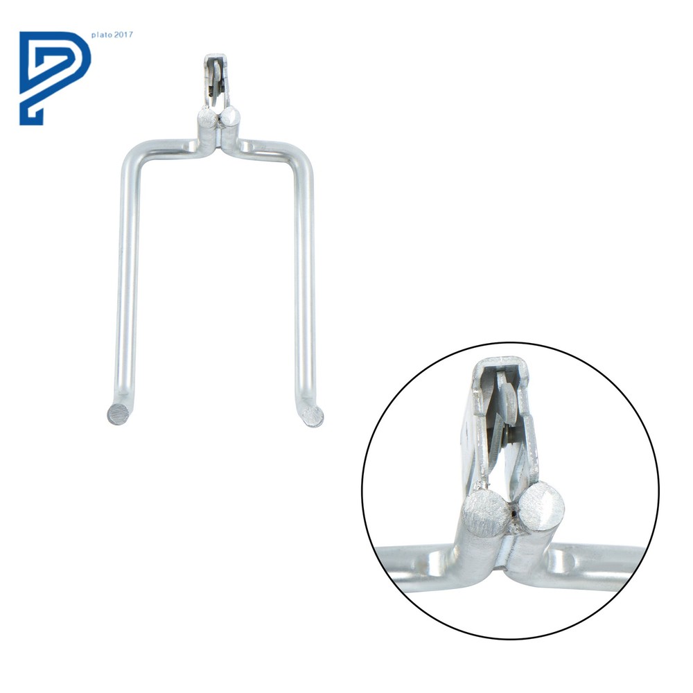 4PCS E-Track Storage Kit 2× Dual Arm E-Track Hooks 2 x 1' E Track Rails