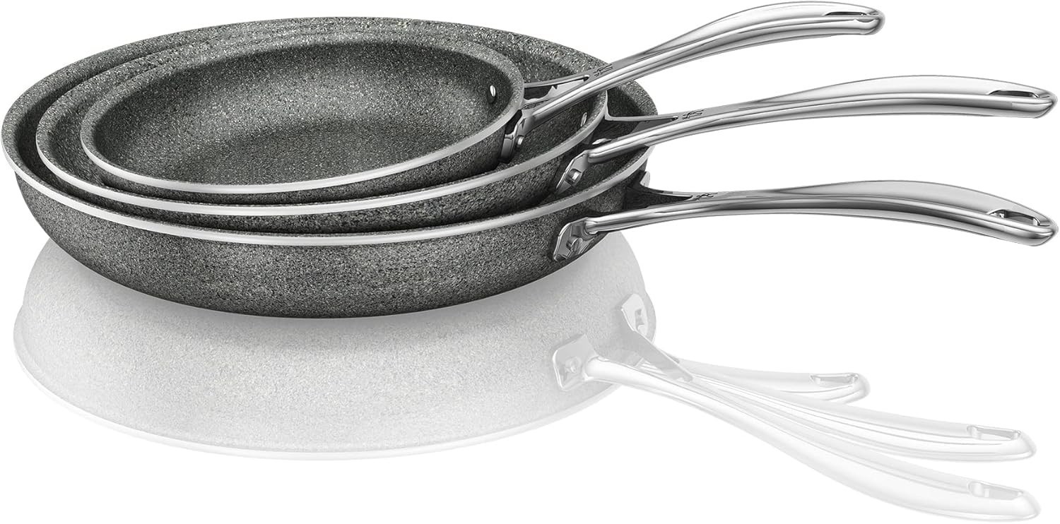 Henckels Capri Granitium Aluminum Nonstick Fry Pan/Skillets Set 3-piece