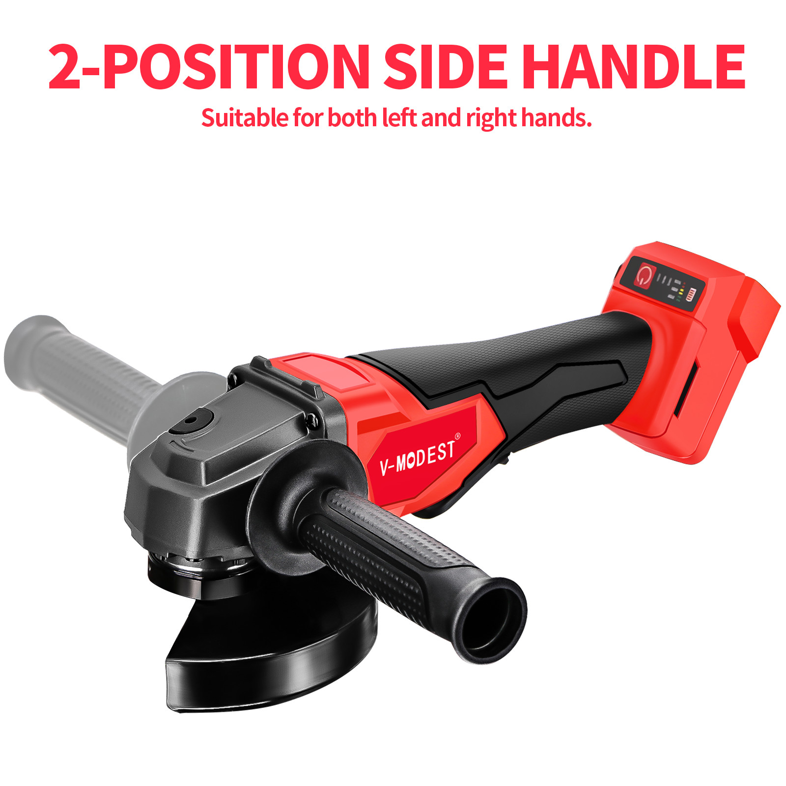 Cordless 4-1/2" to 5" Angle Grinder for Milwaukee M18 Battery Brushless 11000RPM