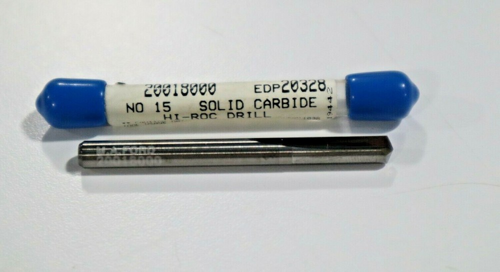 #15 CARBIDE DRILL, 2 FLUTE          B370