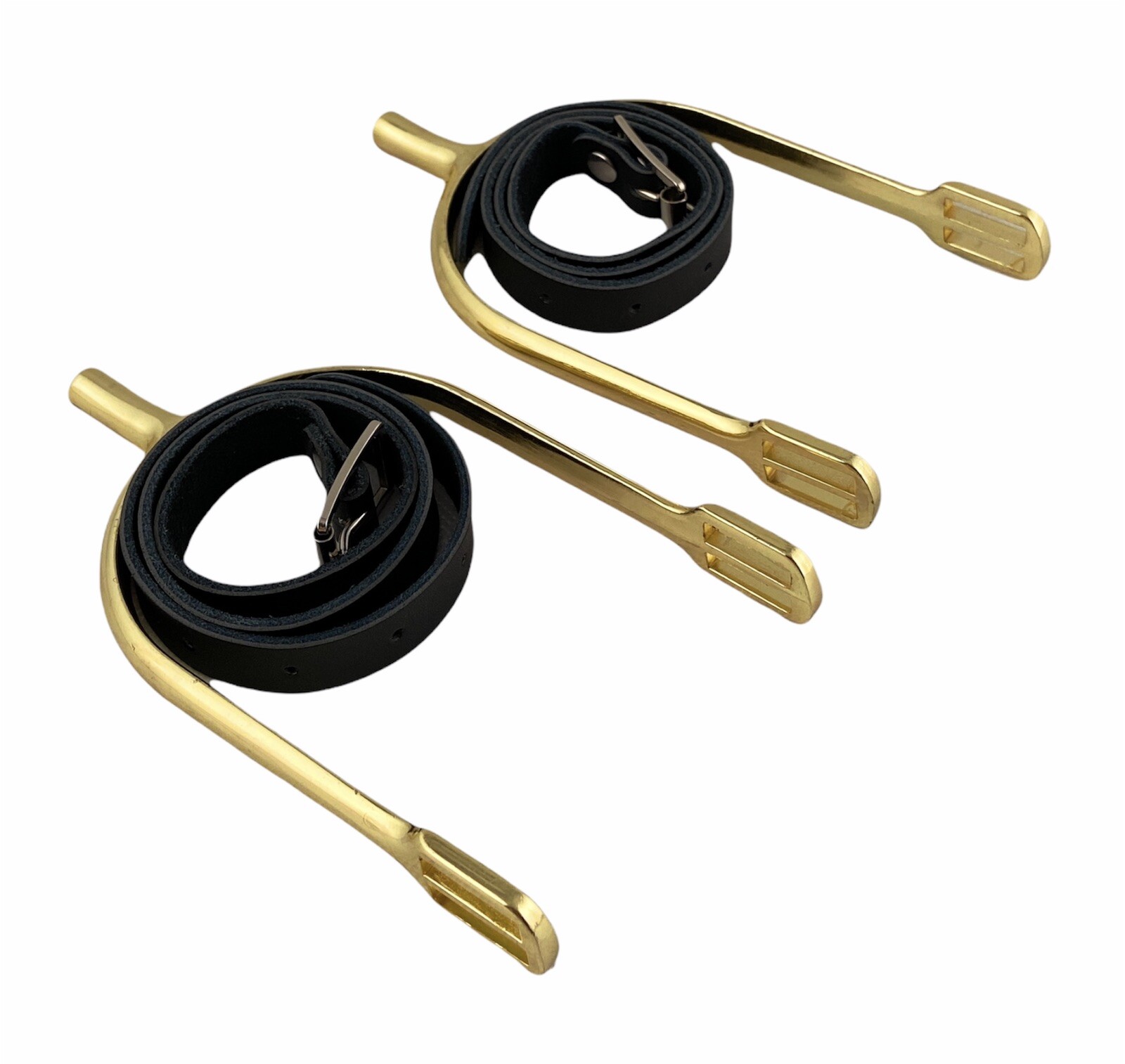 🌟US Army Gold Cavalry Trooper Combat Spurs & Straps, POW Order of the Spur