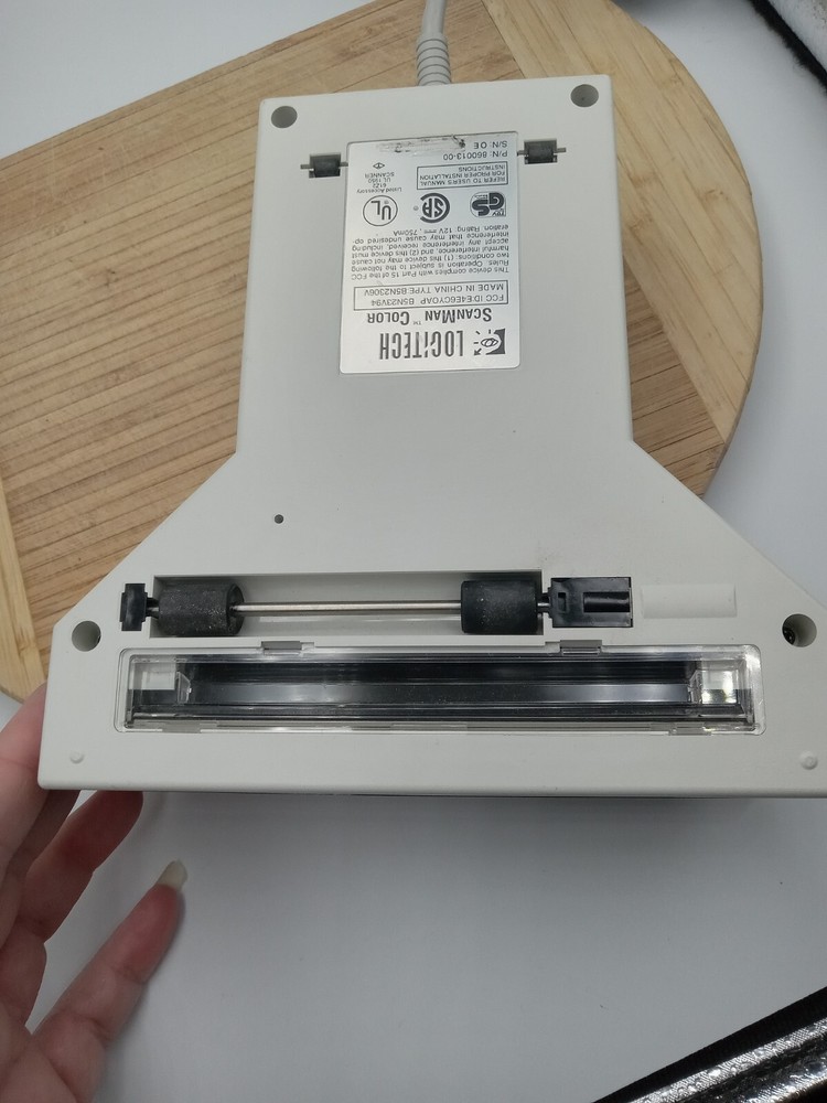 VTG Logitech Scan Man Color Scanner Untested.