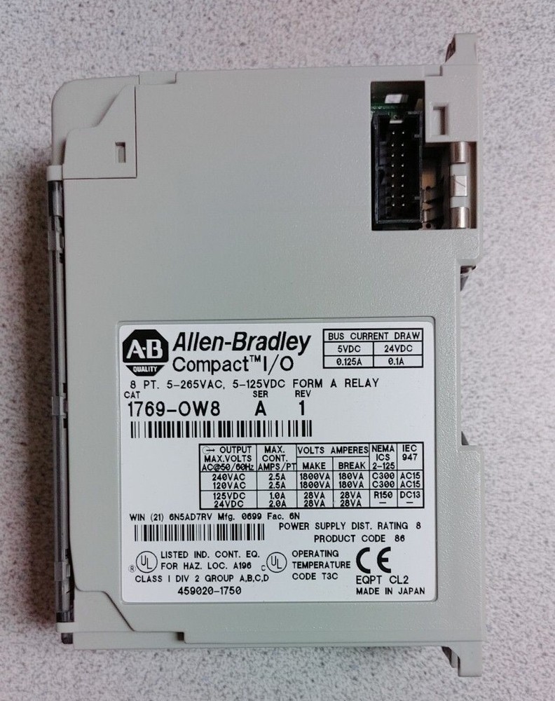 AB 1769-OW8 COMPACT I/O NEW!! QUANTITY!! WOW!!