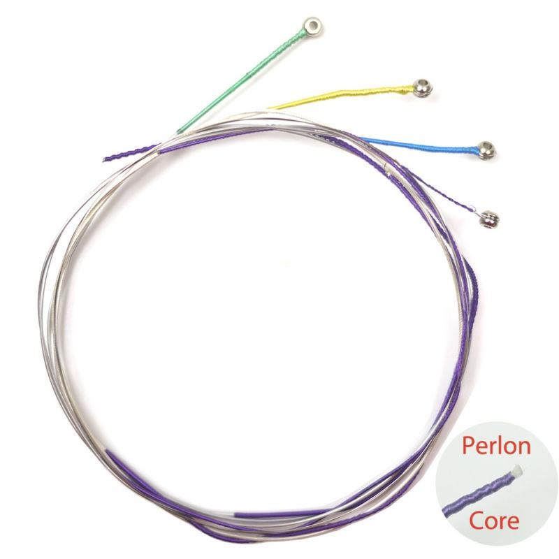Opera Perlon Violin Strings 4/4, Medium Gauge,Full Set (G,D,A,E), Set Ball End