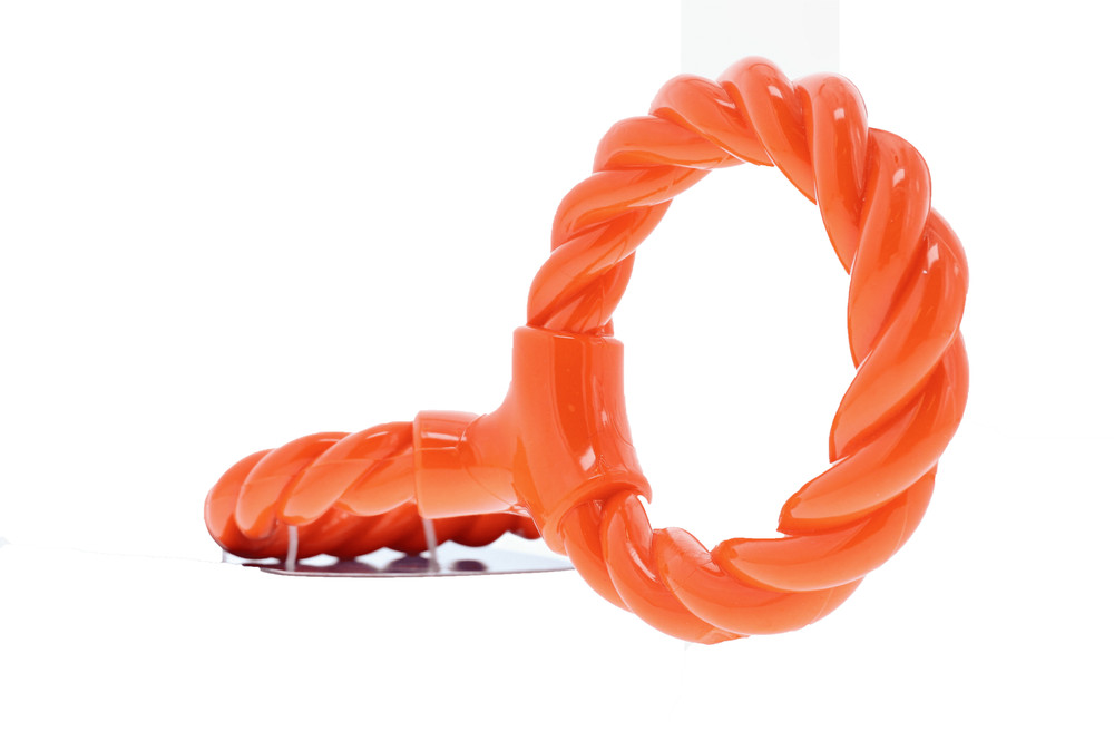 Double Ring Toy TPR Rope Combo Durable Interactive Fetch For Aggressive