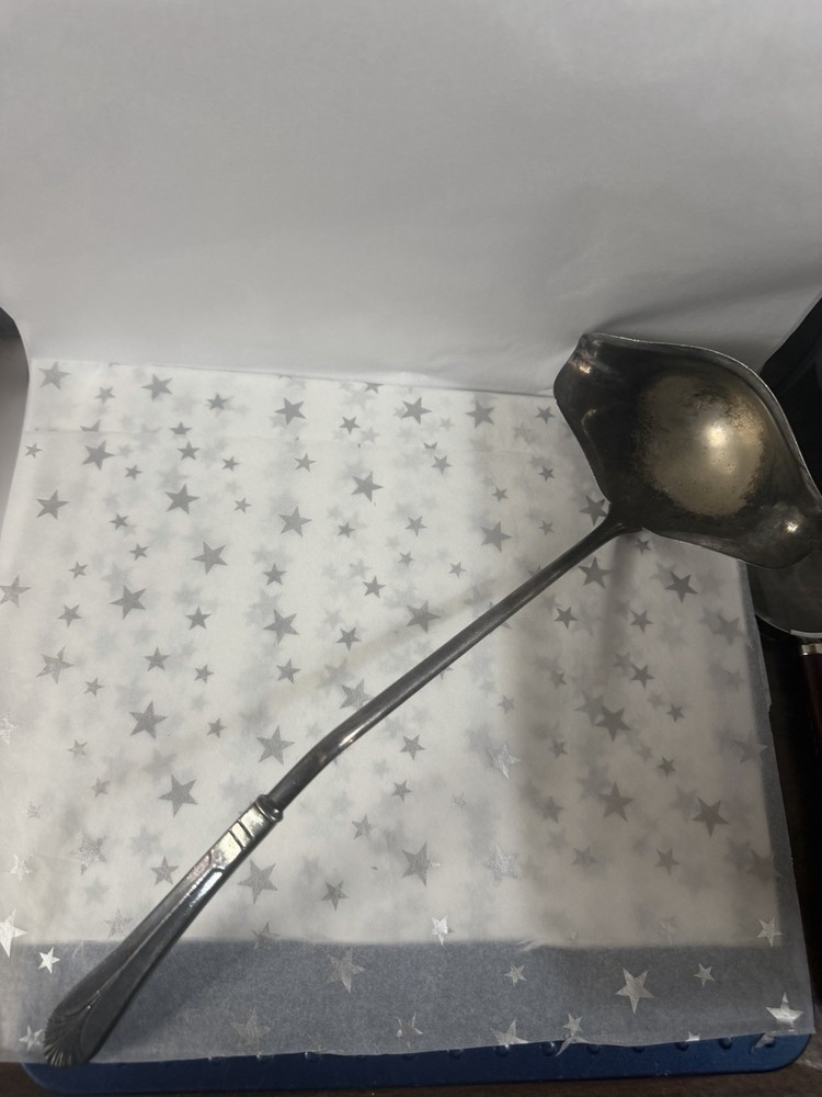 Vintage Silver Plate Punch Ladle
