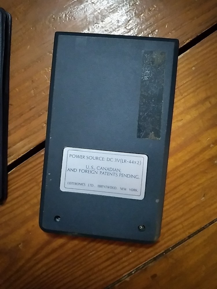 Players Lights 25 Lotto Personal Computer - Untested