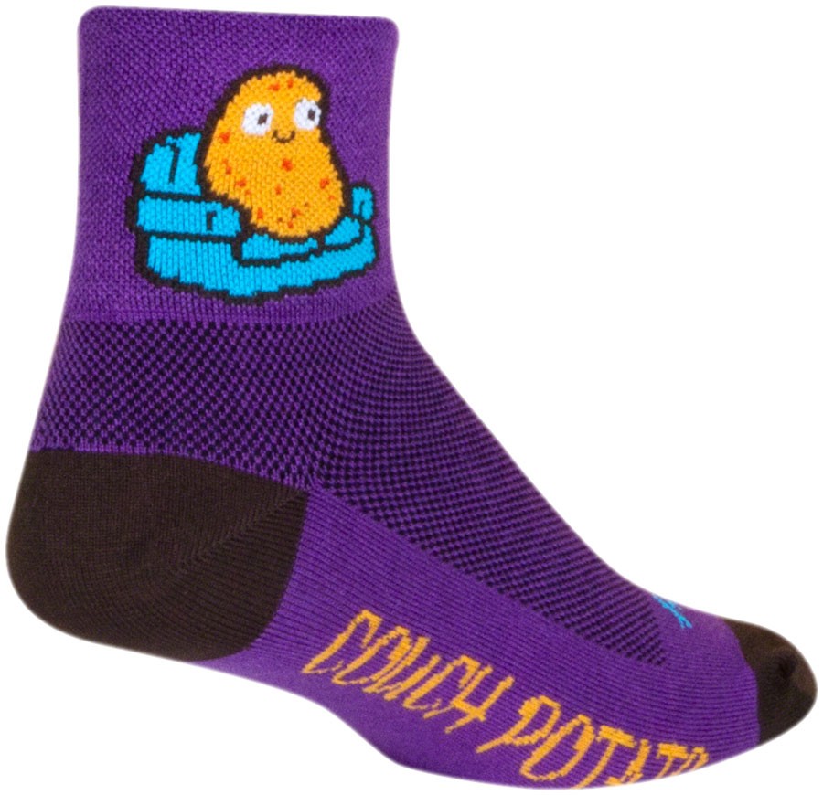 SockGuy Classic Socks Ankle Socks Small/Medium Purple