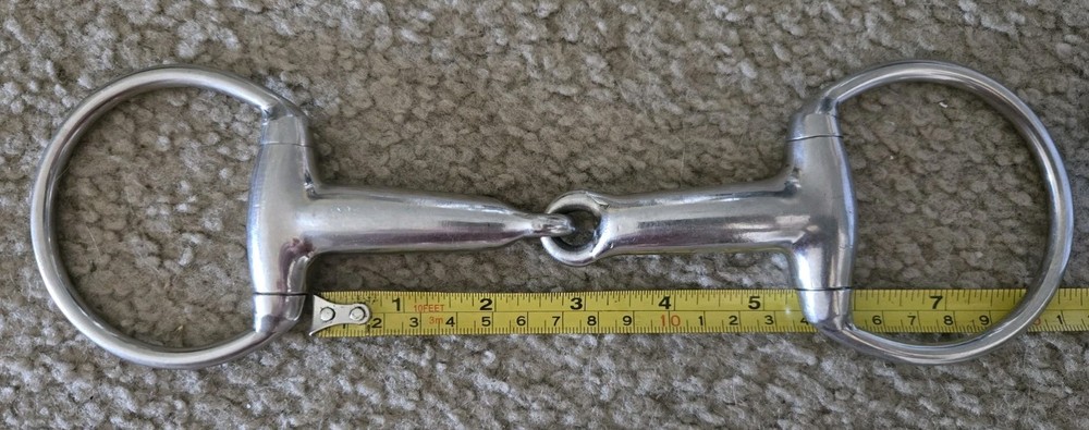 5.5 " HS Herm Sprenger single jointed snaffle eggbutt *FAT*