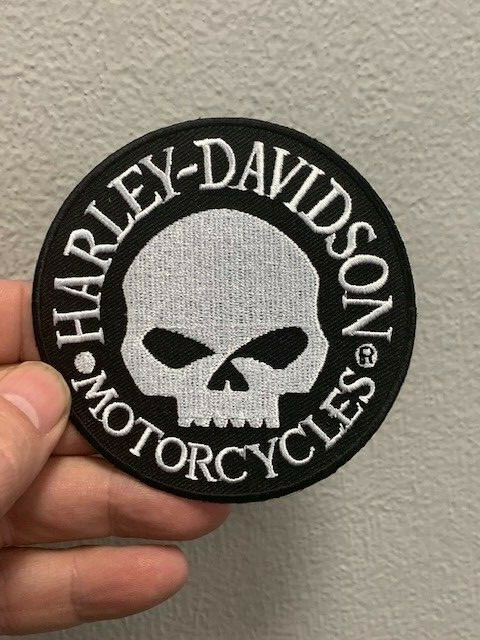 Harley Davidson Hubcap Willie G Skull Patch