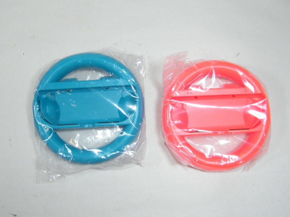 ZADII NINTENDO SWITCH ACCESSORIES BUNDLE RACKET, STEERING WHEEL, ETC