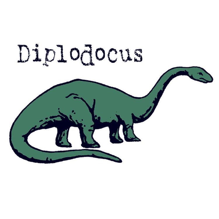 CafePress Diplodocus 10" Wall Clock (202752155)