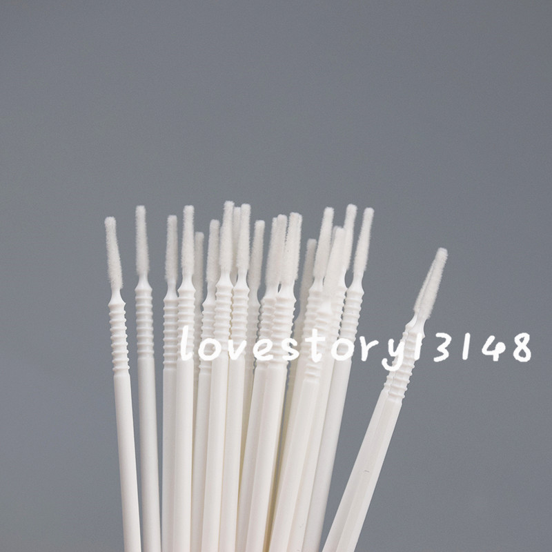 500 Pcs Dental Micro Brush Bendable Applicator Tips Long Cylidner 5 Boxes White