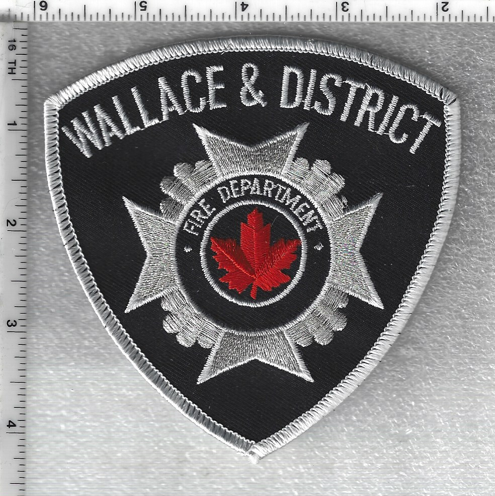 Wallace & District Fire Department (Nova Scotia, Canada) Shoulder Patch