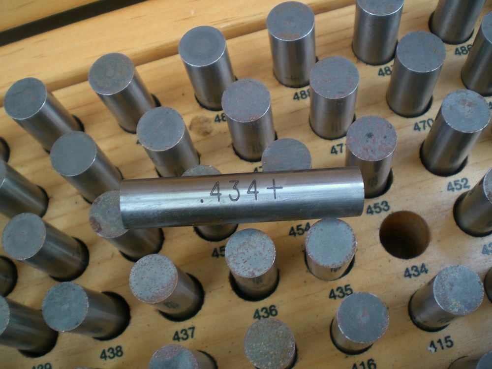 Meyer M-2 Plus Pin gage set .251 - .500 incomplete