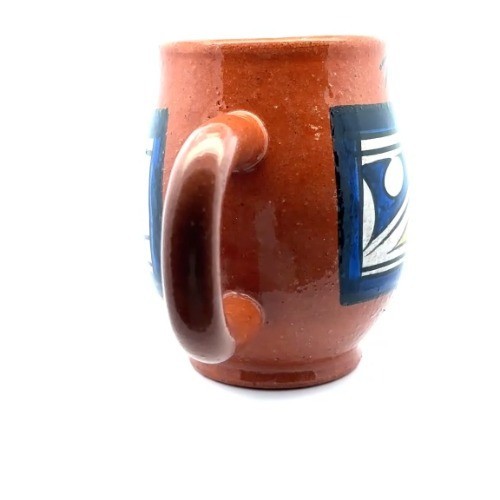 Panama Coffee Cup Pottery Hand-Painted