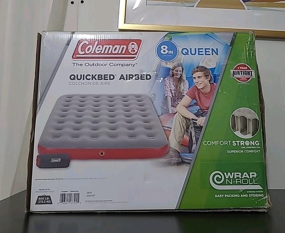 Coleman - Quickbed Aired 8 In - Size Queen