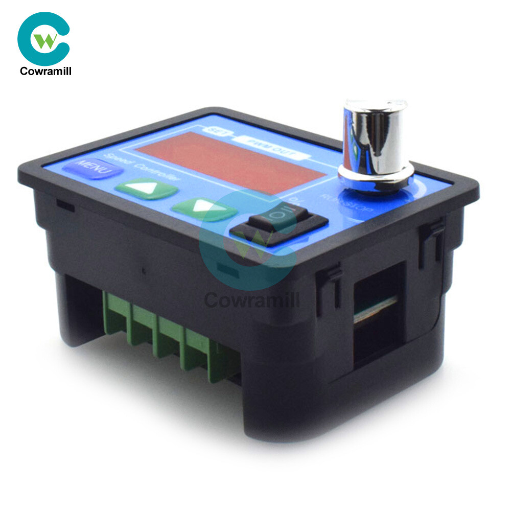 DC6-55V 20A DC Motor Speed Controller with Forward & Reverse Soft Start & Stop