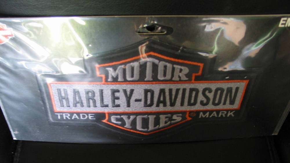 Harley Davidson Long Bar & Shield Patch / Emblem