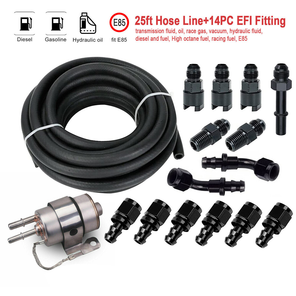 LS Conversion Fuel Injection Line Fitting Adapter Kit EFI FI w/ Filter Regulator