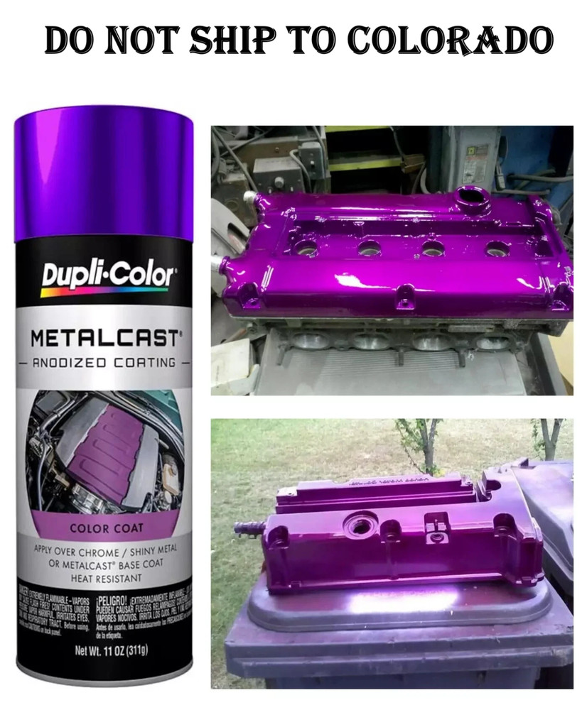 Purple Anodized Coating Spray Can Brake Engine Custom Caliper Paint High Temp