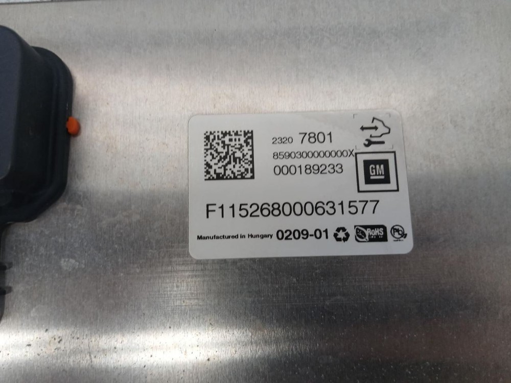 2016 CORVETTE C7 SUSPENSION MODULE 23207801