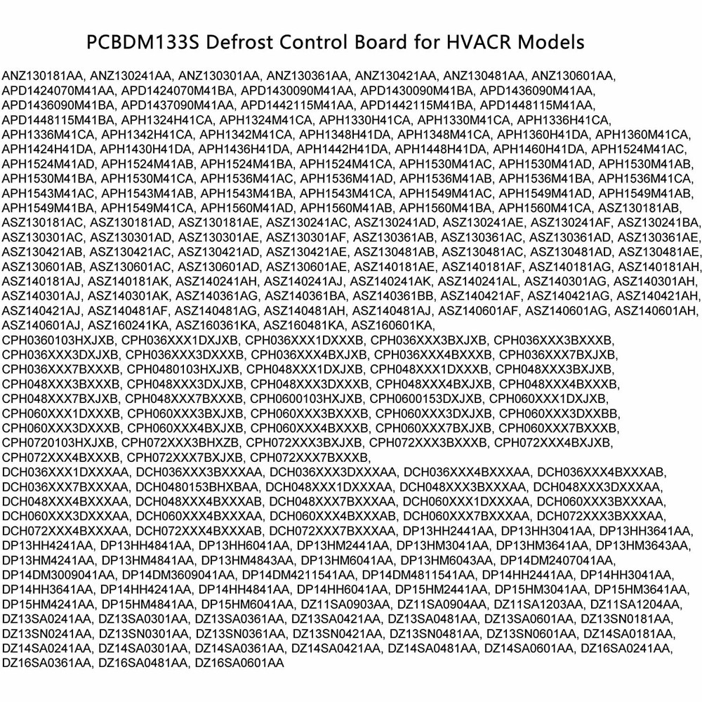 PCBDM133S Defrost Control Board For Applications Model ANZ130181AA