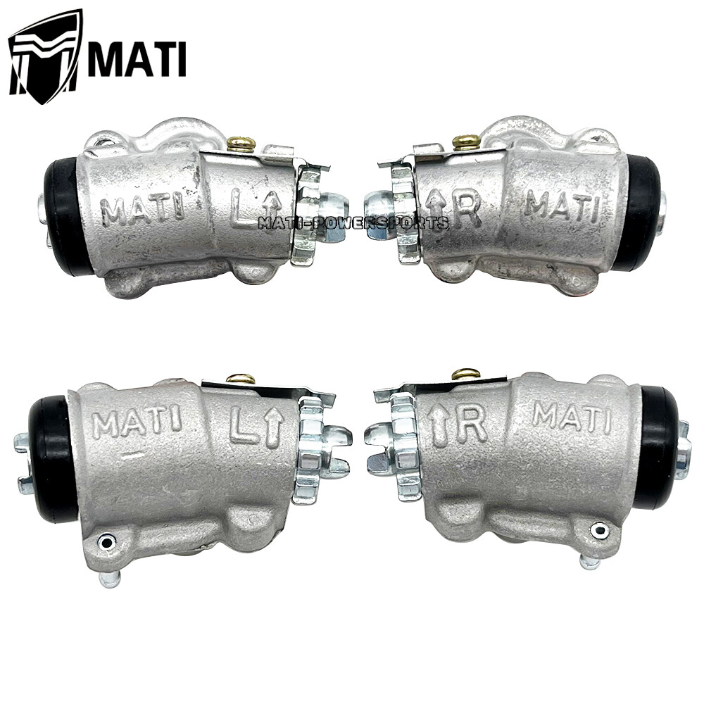 Front Brake Wheel Cylinders w/Shoes Kit for Honda Rancher 350 400 TRX350 TRX400