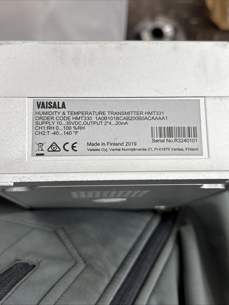 VAISALA HMT331 TEMPERATURE / HUMIDITY TRANSMITTER