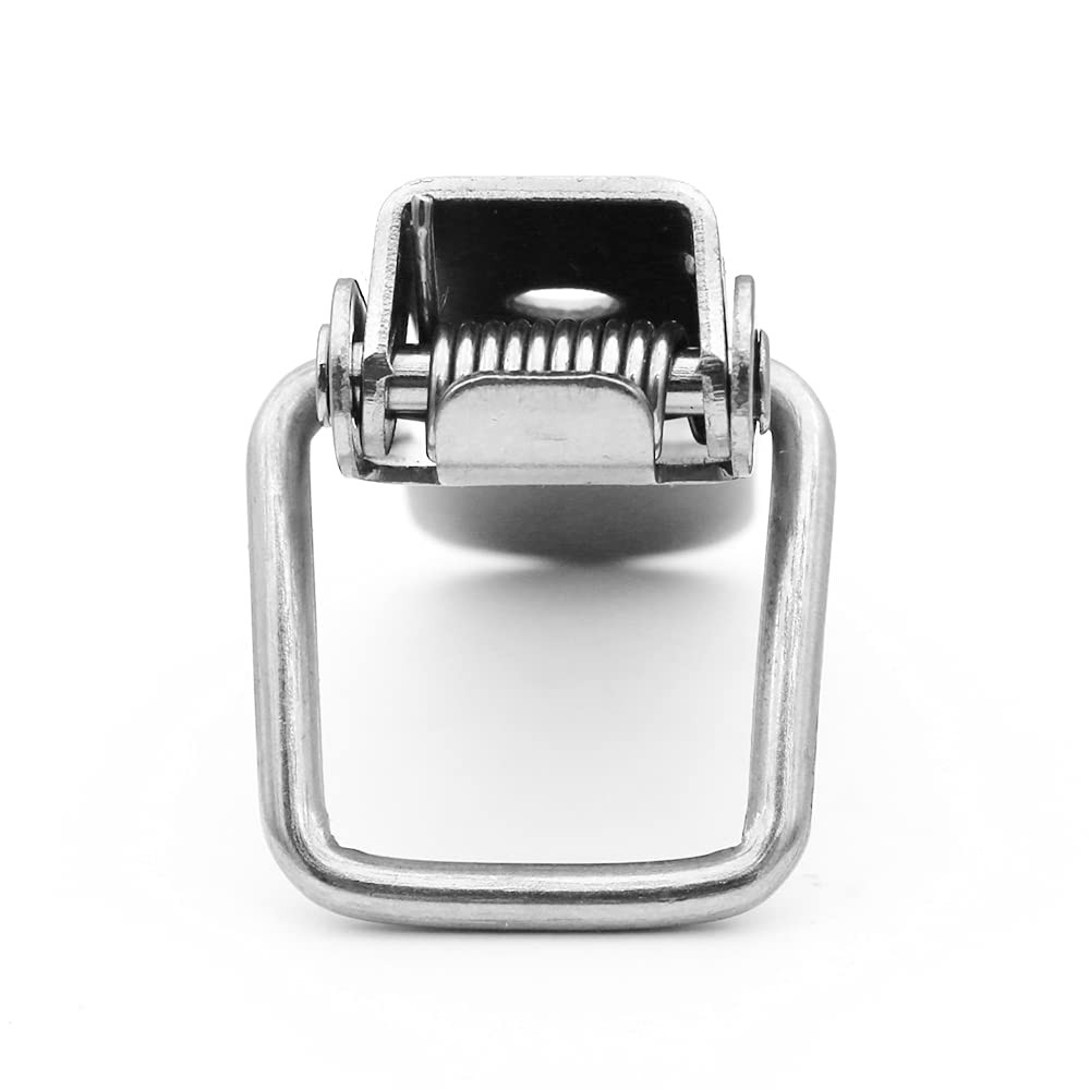 BERYLER Latch, Stainless Steel Spring Loaded Toggle 4 Pack, Silver