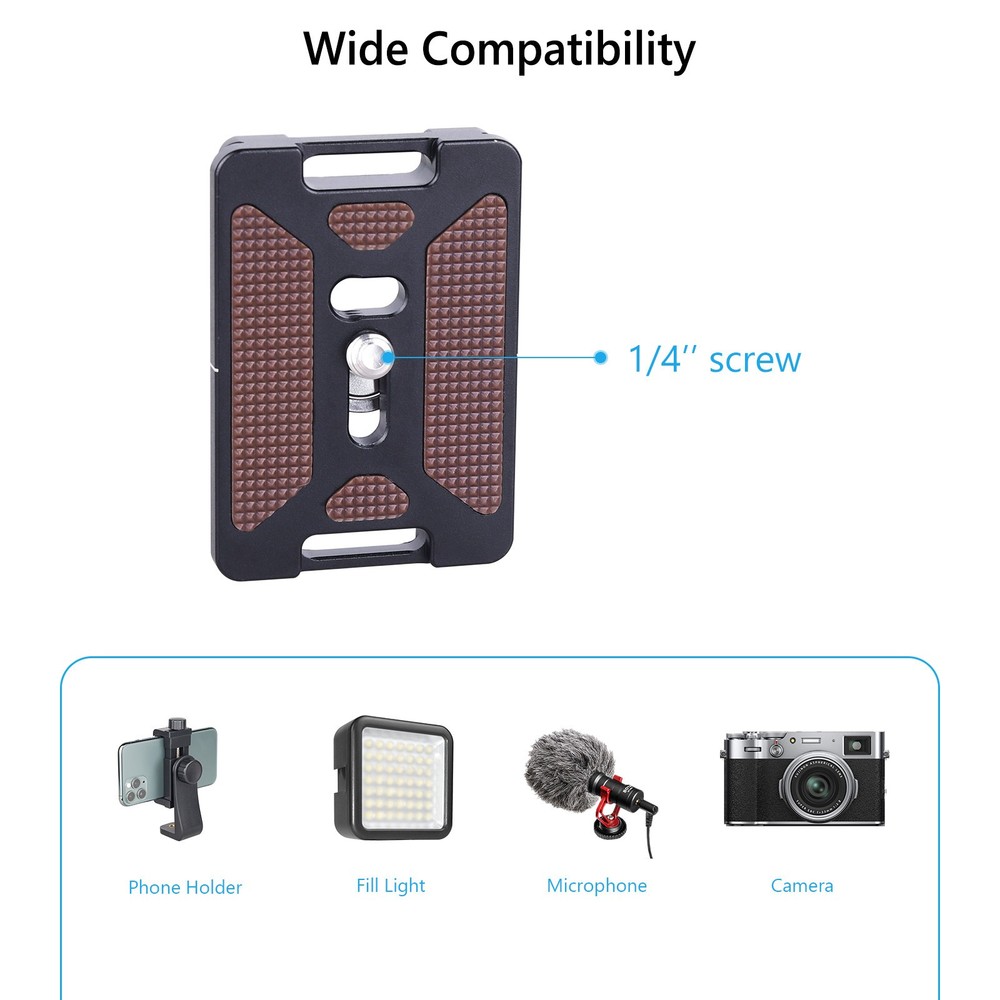 Universal Tripod Quick Release Plate, Quick Release Plate, Arca Swiss Plate