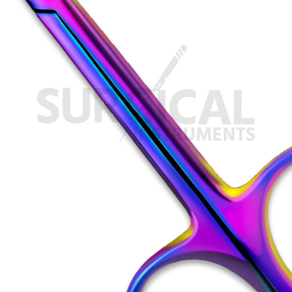 Rainbow Iris Scissors 4.5" Straight Surgical Dental Instruments German Grade