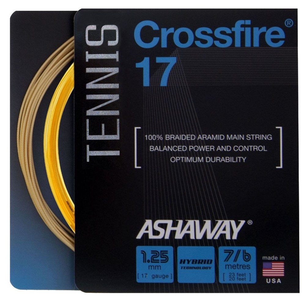 Ashaway CROSSFIRE 17 Tennis String Set