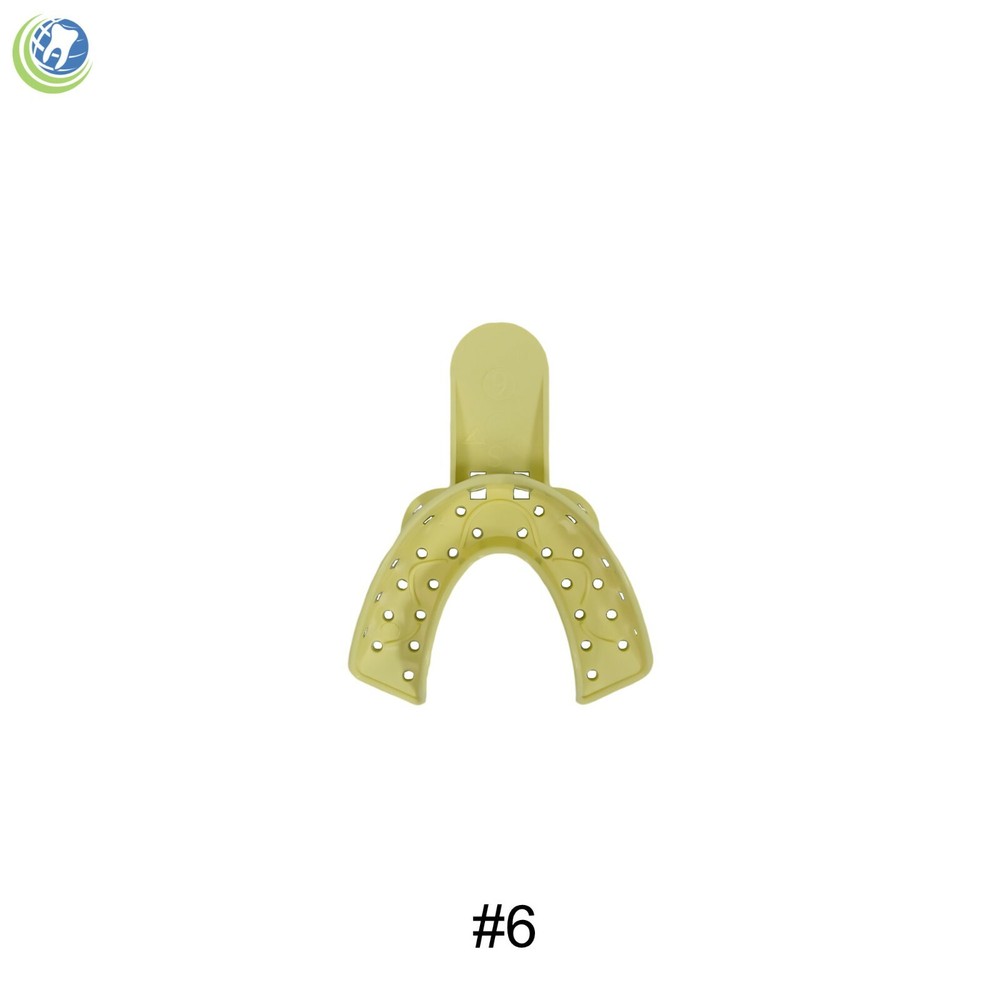 Dental Plastic Disposable Impression Trays Perforated Autoclavable Assorted 10PC