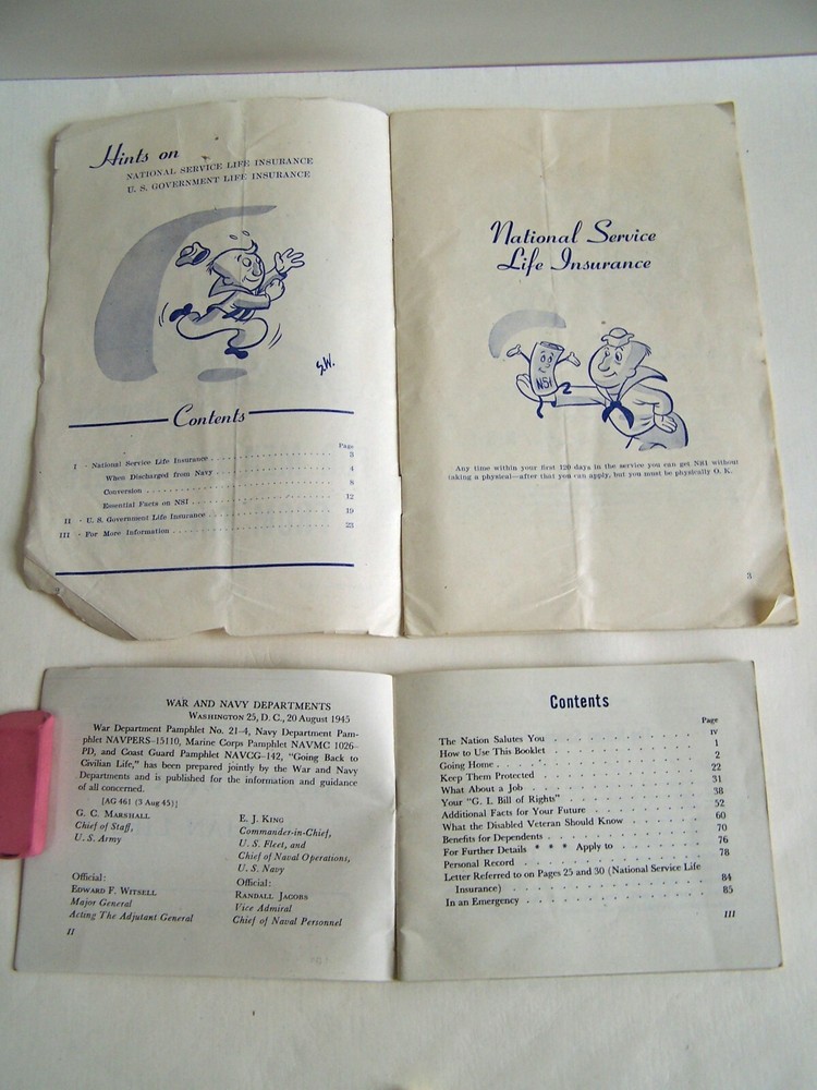 WW2 U.S.Naval Separation Dept."He's coming home" Letter and Postmarked Envelope